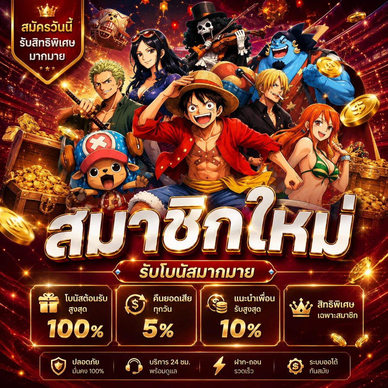 MegaOne เว็บตรงคาสิโนออนไลน์ สล็อต บาคาร่า ฝากถอนออโต้